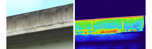 構造物の剥離診断