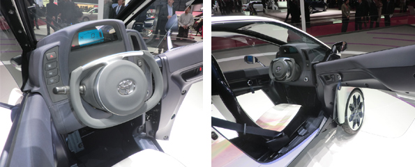 トヨタの超小型モビリティ 二人乗り三輪車「i-ROAD」、実物の感想（2 