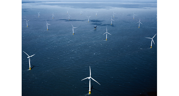 日本企業初の本格参入となる英国南東部の洋上風力発電所