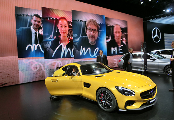 パリモーターショーで実車が世界初公開された、「AMG GT」。