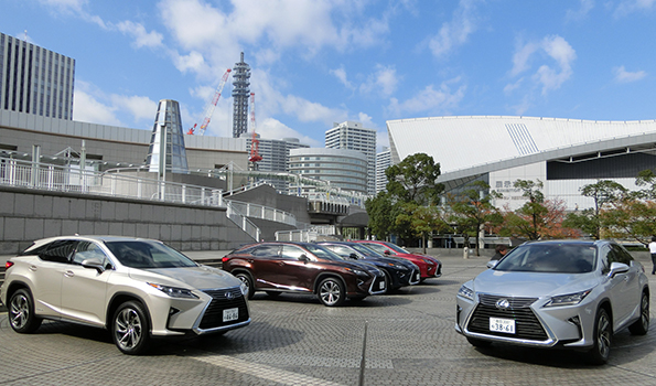 さわやかな秋風が吹く横浜で開催された、レクサスRX報道陣向け試乗会。