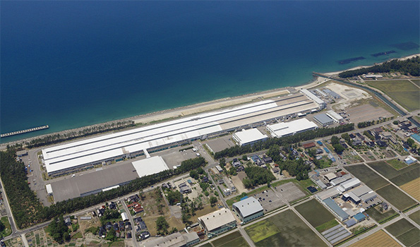 黒部越湖製造所航空写真