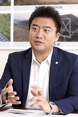 リープトンエナジ株式会社 代表取締役 周 鳴飛 氏