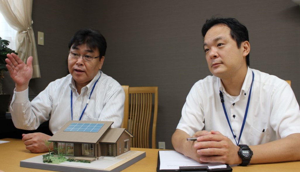 (左)不二建設株式会社 営業部 部長 桜庭義海 氏 (右)不二建設株式会社 営業部 課長 吉田基生 氏