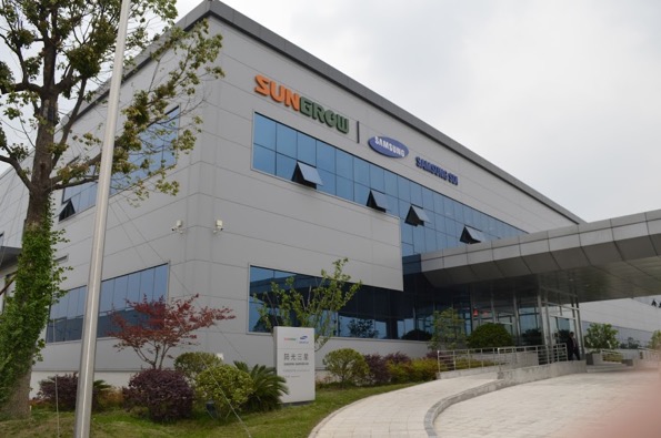 次世代の蓄電システムを開発する「SUNGROW SAMSUNG」工場