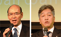 坂元龍三氏と川村隆利氏