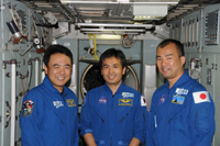 3人の日本人宇宙飛行士
