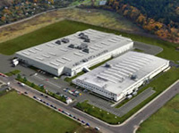 京セラ　チェコに建設予定の太陽電池モジュールの第2工場完成予想図
