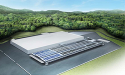 大和ハウス岡山第二工場　太陽光発電システム導入イメージ