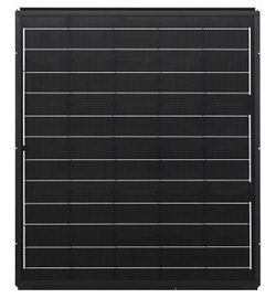 屋根建材型125W太陽電池モジュール 外観
