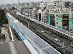 東西線葛西駅の導入概要写真