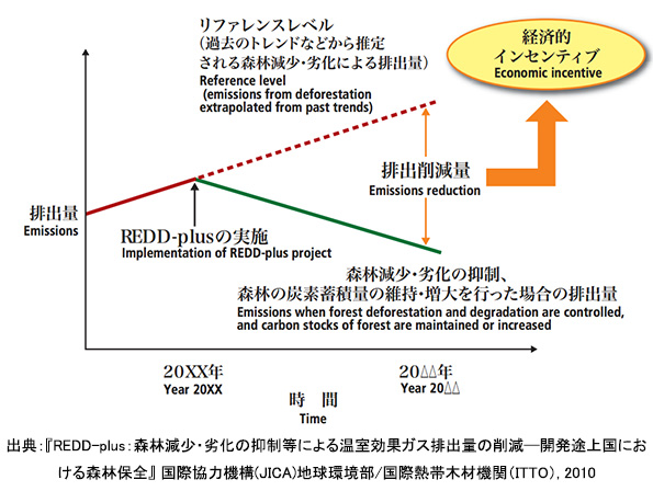 REDD- plusの概念図