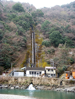 間柏原発電所全景
