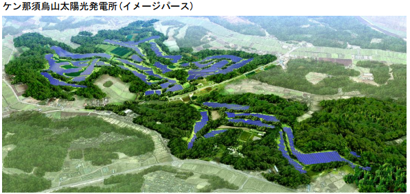 ケン那須烏山太陽光発電所(イメージパース)
