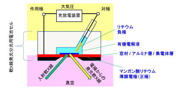 電池セルの模式図