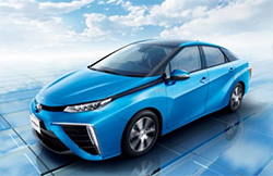 トヨタの燃料電池自動車「MIRAI」