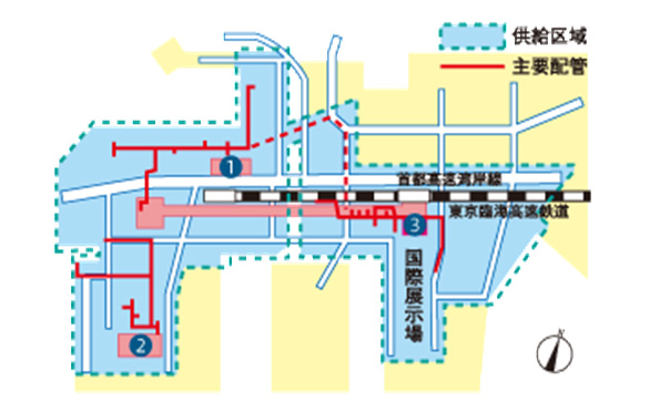 1台場プラント 2青海南プラント 3有明南プラント;フロンティアビル