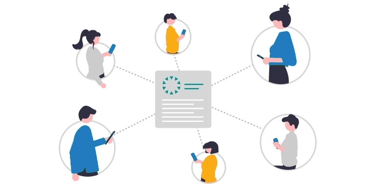 イラスト 社内組織を強化したい