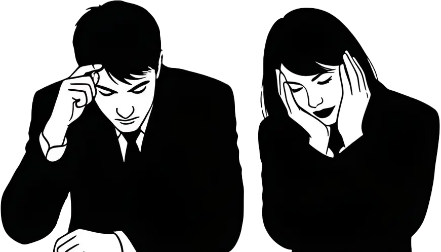 悩める人