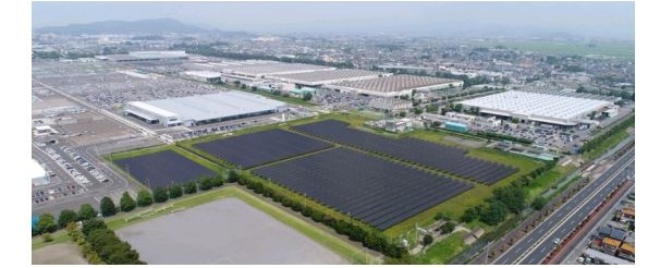 大泉工場 太陽光発電設備完成予想図