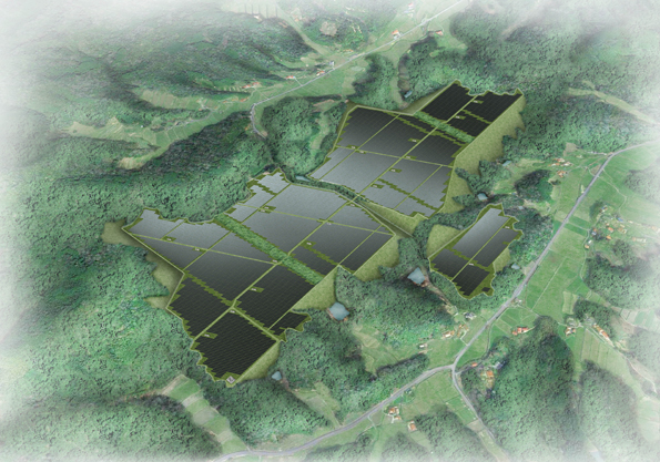 OR山口美弥ソーラー発電所　\出力規模：56,422kW（予定）運行開始時期：2021年10月（予定）