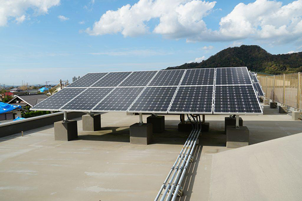 10kWの太陽光発電システム