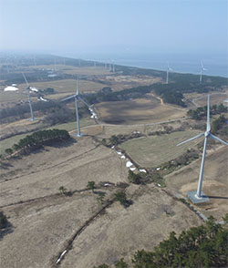 横浜町雲雀平風力発電所 写真提供／よこはま風力発電株式会社
