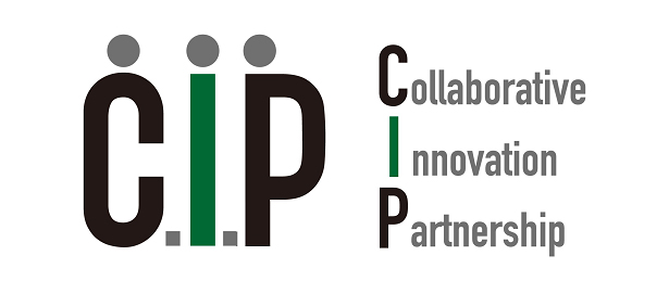 策定された「Collaborative Innovation Partnership（CIP）」のロゴマーク
（出所：経産省ウェブサイト）