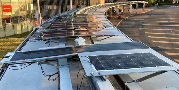 Looop、有機薄膜太陽電池パネルの比較実験開始 設置の工夫で出力最大化 | 環境ビジネスオンライン