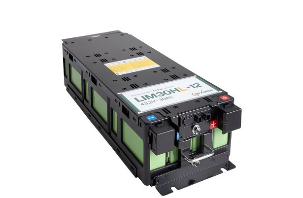 産業用リチウムイオン電池モジュール LIM30HL-12シリーズ（出所：GSユアサ）