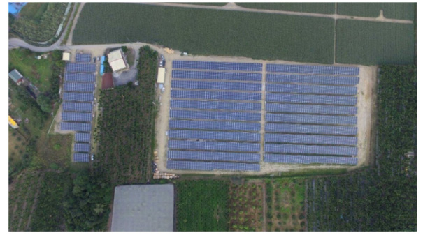 内埔（ネイプ）太陽光発電所　建設中のサイト（出所：ユーラスエナジーホールディングス）