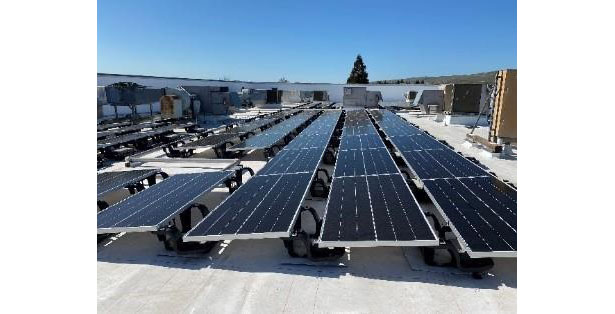 アンリツカンパニーに設置した太陽光発電設備（出所：アンリツ）