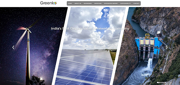 Greenko Energy Holdingsウェブサイト