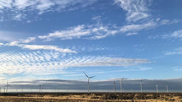 Vientos Los Hércules S.A.風力発電所（2021年3月）（出所：三井物産）