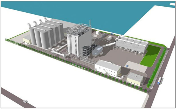 御前崎港バイオマス発電事業 イメージ図