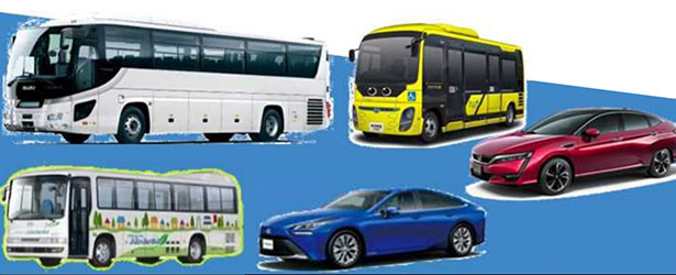 燃料電池タクシー、電気バス、プラグインハイブリッドバス等が対象（出所：国交省）