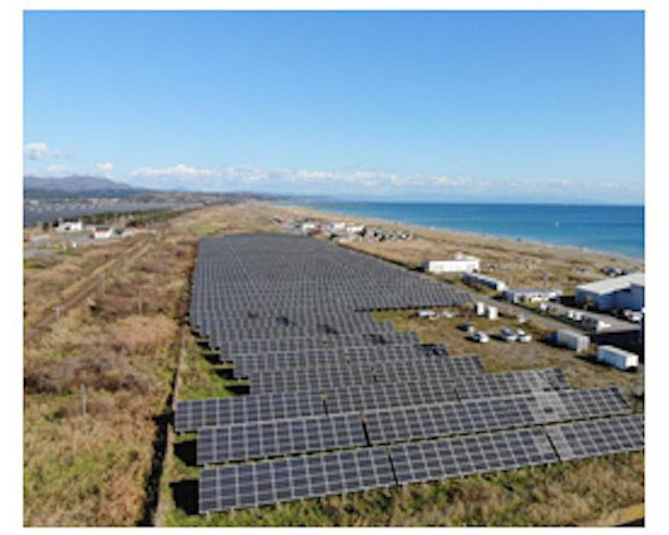 共同開発する中小型太陽光発電所の設置イメージ（出所：大阪ガス）
