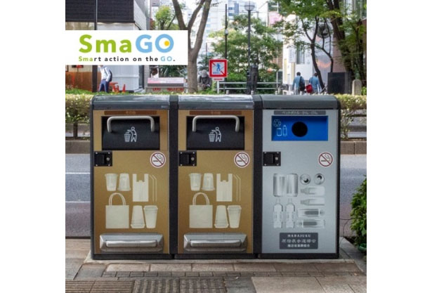 IoTスマートリサイクルボックス「SmaGO」（出所：電通）