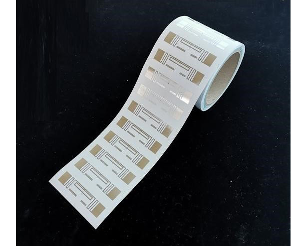環境配慮型ICタグラベル用の紙のアンテナ基材（出所：凸版印刷）