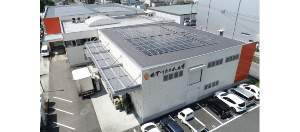屋根上太陽光発電の設置状況（出所：第二電力）