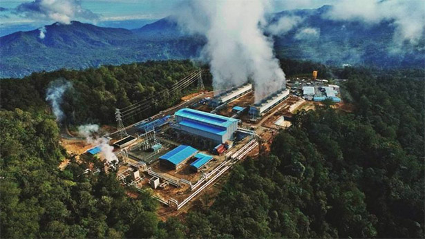インドネシアにおけるランタウ・デダップ地熱発電プロジェクト（出所：丸紅）