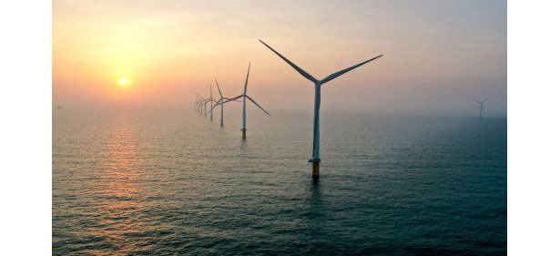 洋上風力発電イメージ（出所：bp社）