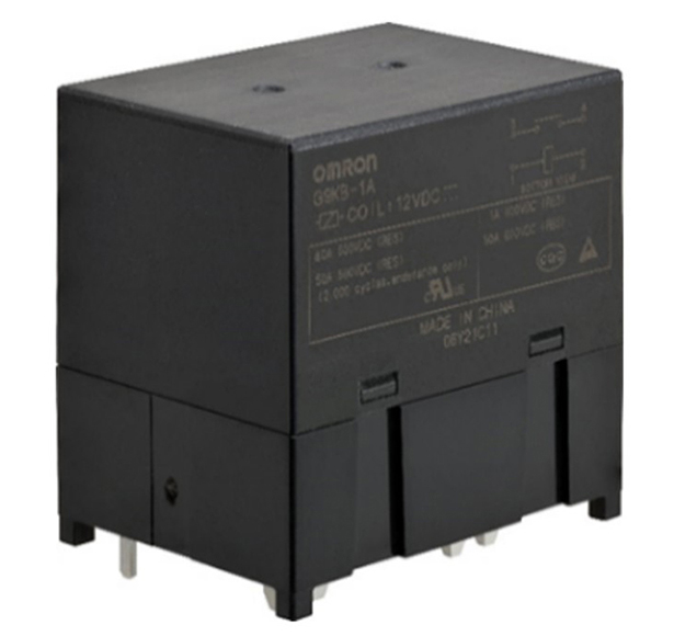 DC600V／50A対応の高電圧直流リレー「G9KB」（出所：オムロン）