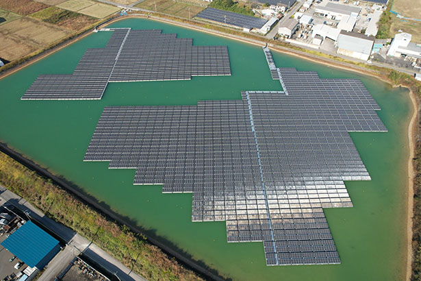 中央池水上太陽光発電所（出所：太陽ホールディングス）