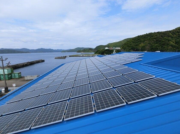 離島における屋根置き太陽光発電システム（イメージ図）（出所：丸紅）