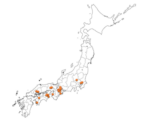 発電所の所在地（出所：大阪ガス）