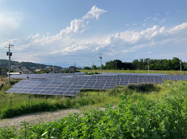 小規模太陽光発電所のイメージ（出典：レノバ）