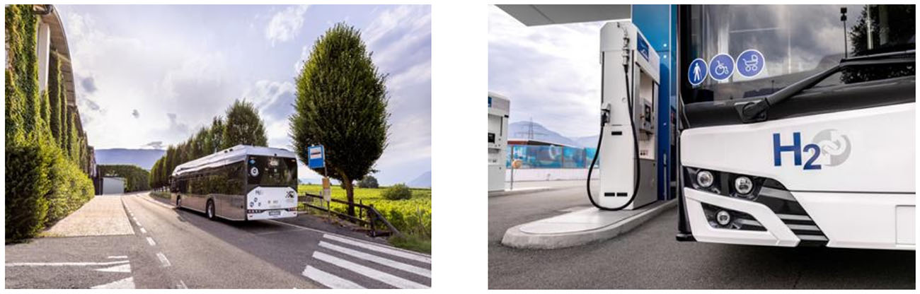 水素燃料電池バス　イメージ画像（出所：伊藤忠プランテック）