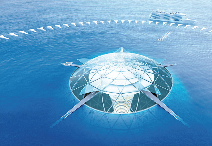 深海未来都市構想 OCEAN SPIRAL | 事業トピックス | 清水建設