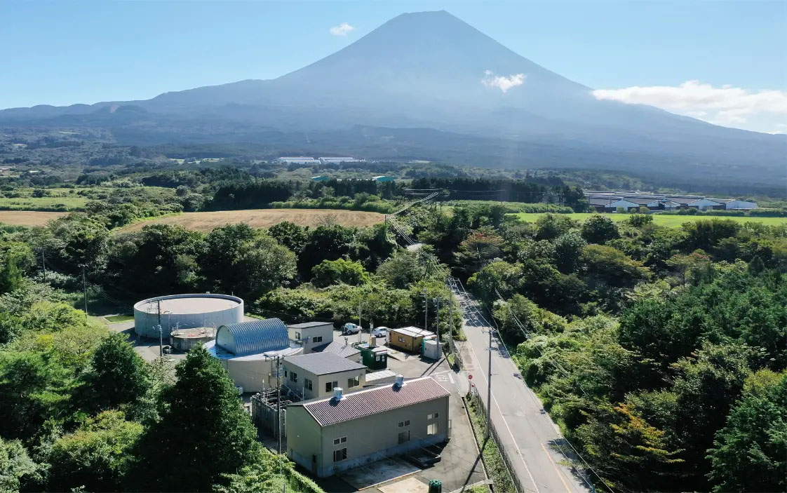 富士山朝霧バイオマス発電所（出所：MIRARTHホールディングス）